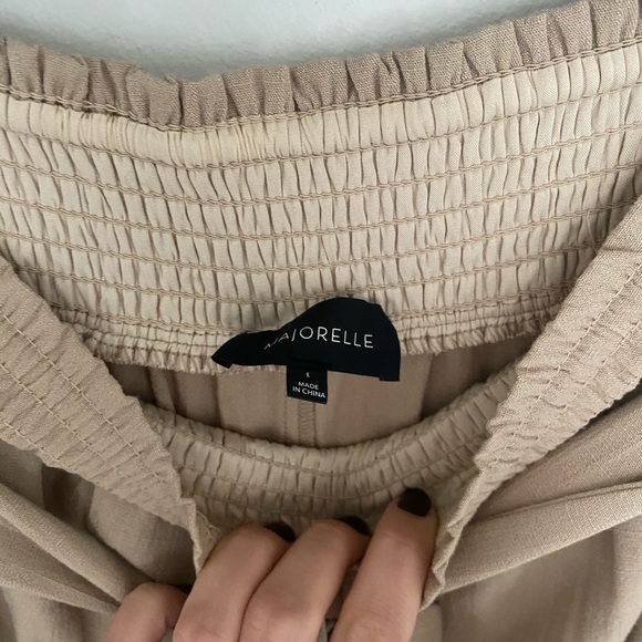 Revolve MAJORELLE Tan Pant Austyn Khaki Revolve size L - Picture 6 of 8